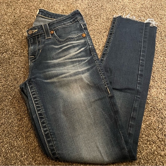 Big Star Maddie Skinny Jeans Womens 25R Blue Medium Wash Denim - Picture 4 of 7